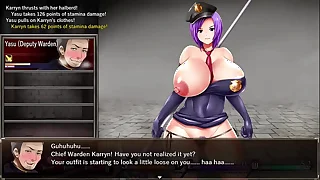 Gostosa e obrigada a cuidar de uma rebelião na prisão - Karryns Prison - EP1